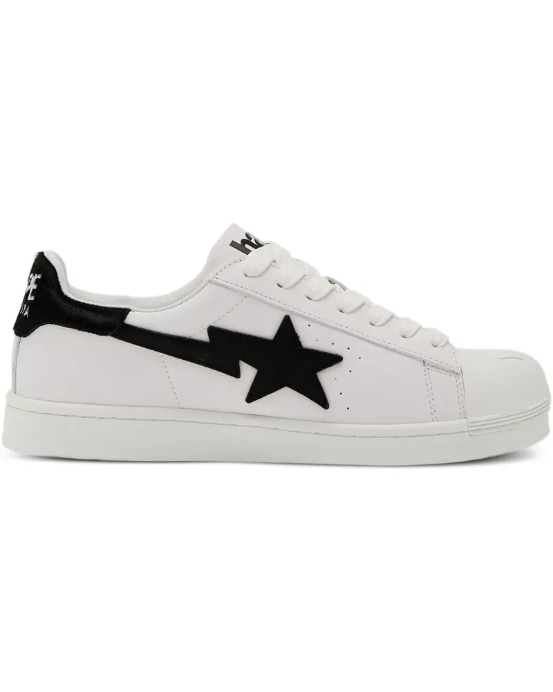 BAPE Sneakers mit Sternverzierung - Weiß Weiß