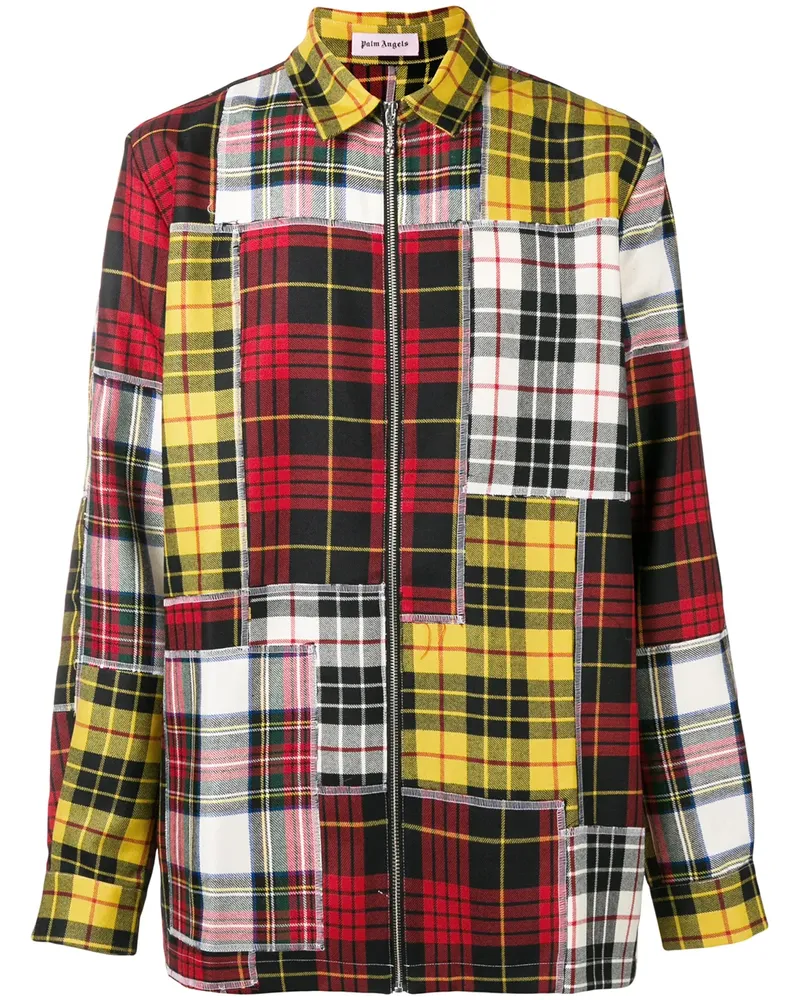 Palm Angels Hemd mit Karomuster - Rot Rot