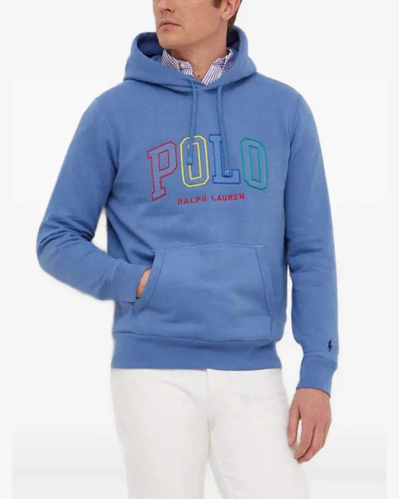 Ralph Lauren Hoodie mit Logo-Stickerei - Blau Blau