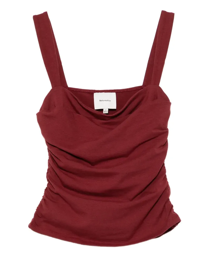 Reformation Trish Strickoberteil - Rot Rot