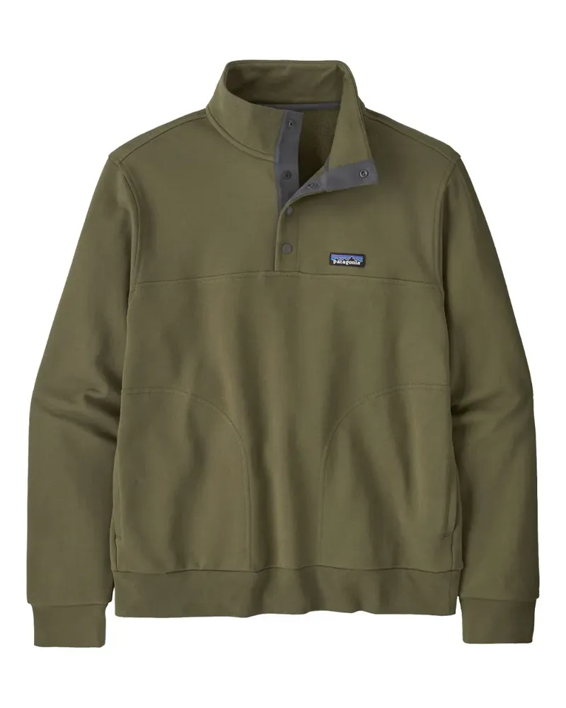 Patagonia Daily Pullover mit Druckknöpfen - Grün Grün