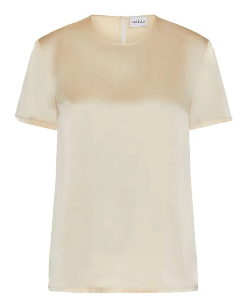 MARELLA silk blouse - Nude Nude
