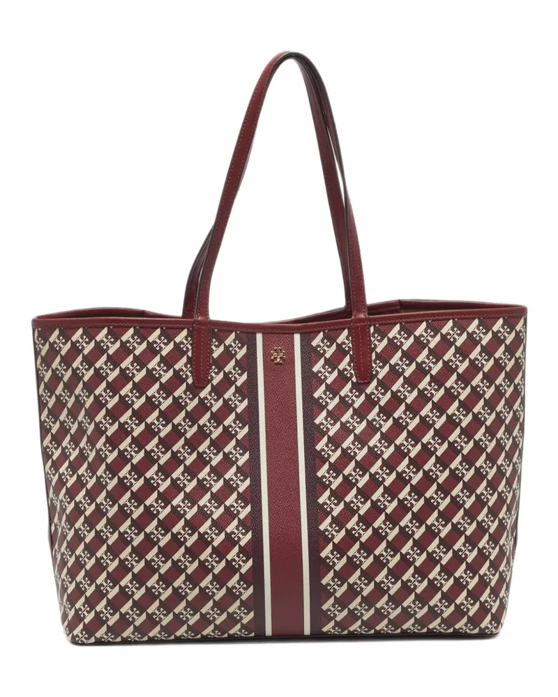 Tory Burch Geo Tote Bag aus Canvas - Rot Rot