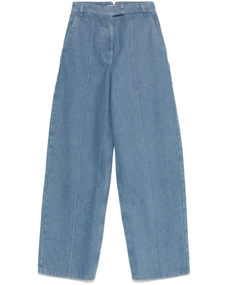 REMAIN Rinea Straight-Leg-Jeans - Blau Blau