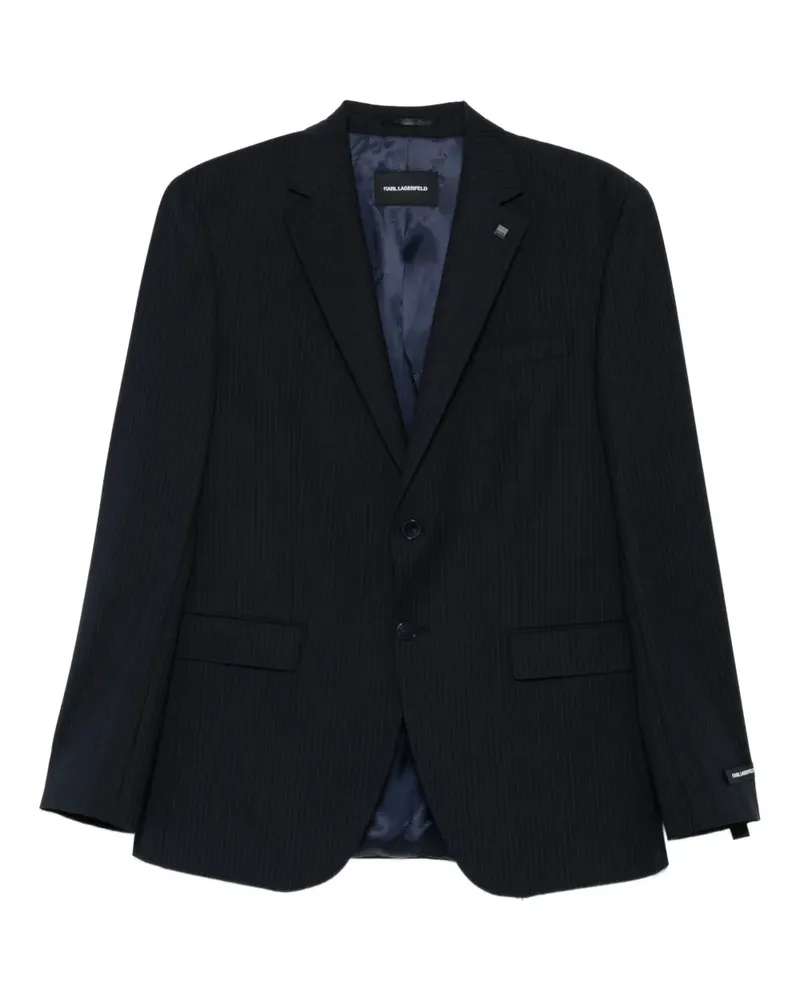 Karl Lagerfeld Sakko mit Nadelstreifen - Blau Blau