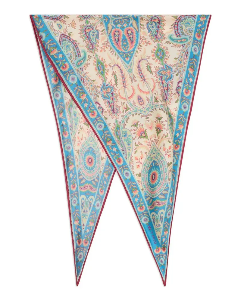 Etro paisley-print scarf - Nude Nude