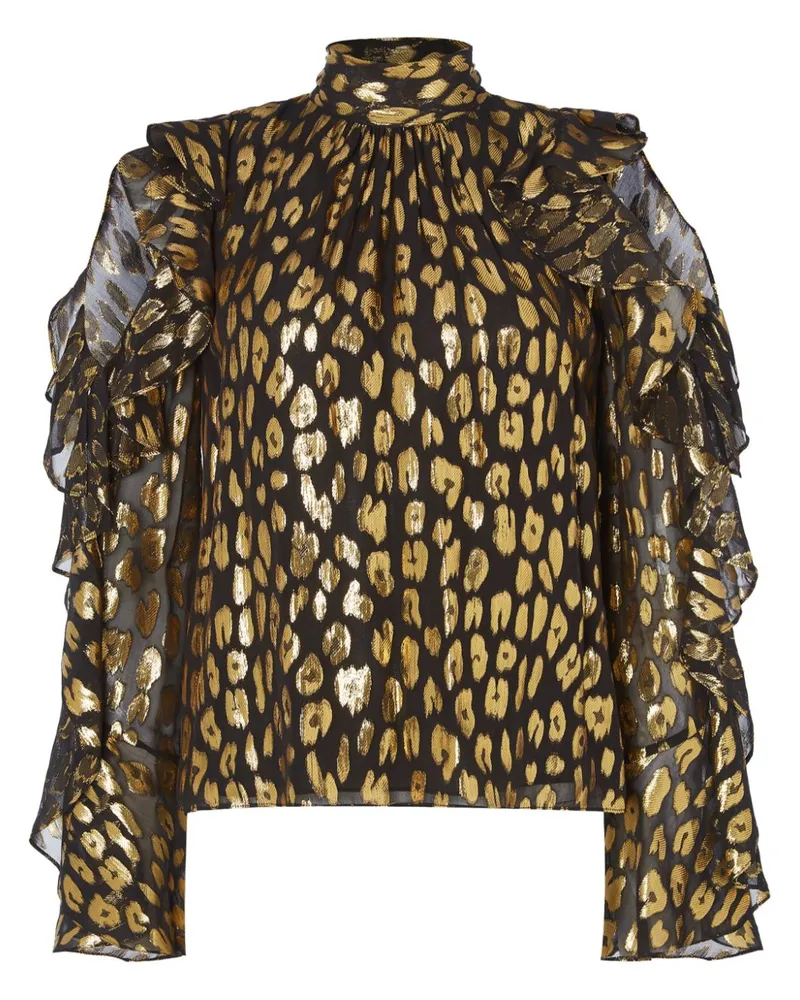 Temperley London Kyra Bluse - Schwarz Schwarz