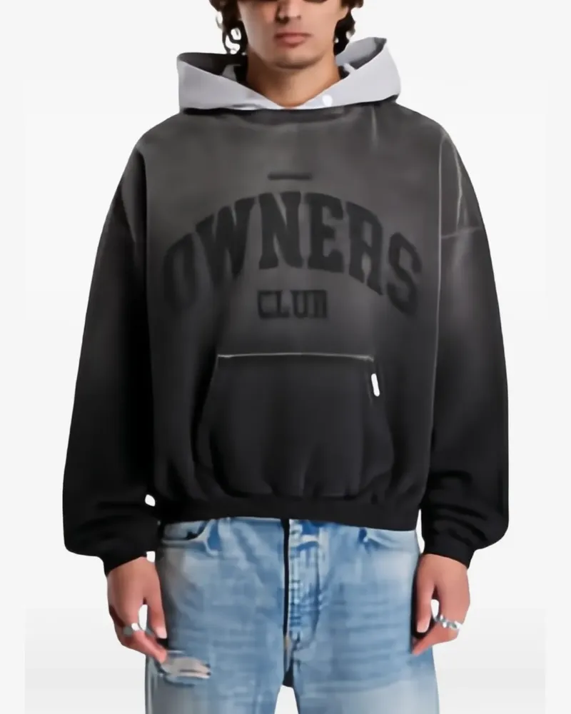 REPRESENT Owners Club logo-print hoodie - Schwarz Schwarz