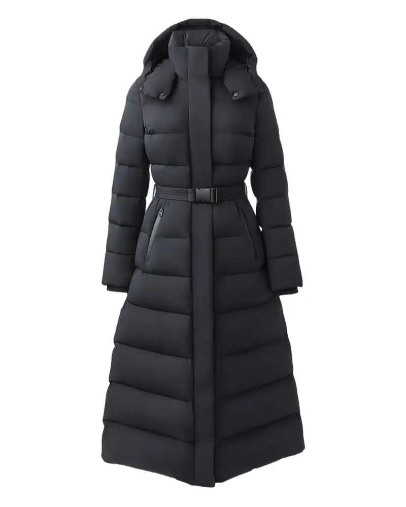 Mackage Calina-City Steppmantel mit Gürtel - Schwarz Schwarz