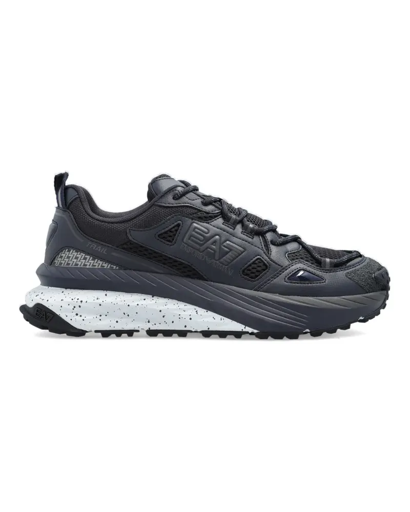 EA7 Crusher Sonic Trail 2.0 Sneakers mit Logo - Blau Blau