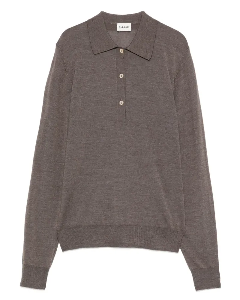 P.A.R.O.S.H. buttoned collar sweater - Braun Braun