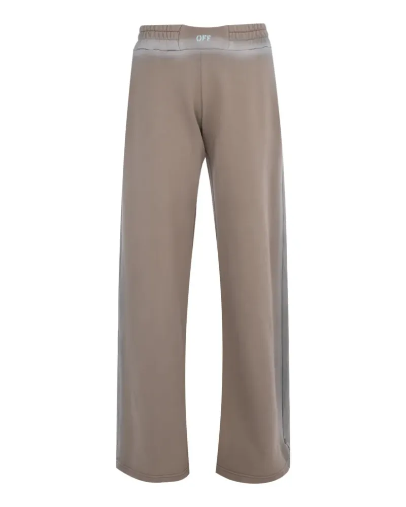 OFF-WHITE spray-effect track pants - Nude Nude