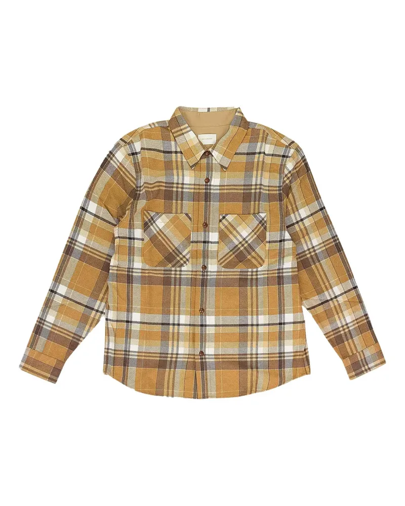 Aimé Leon Dore plaid-pattern shirt - Braun Braun