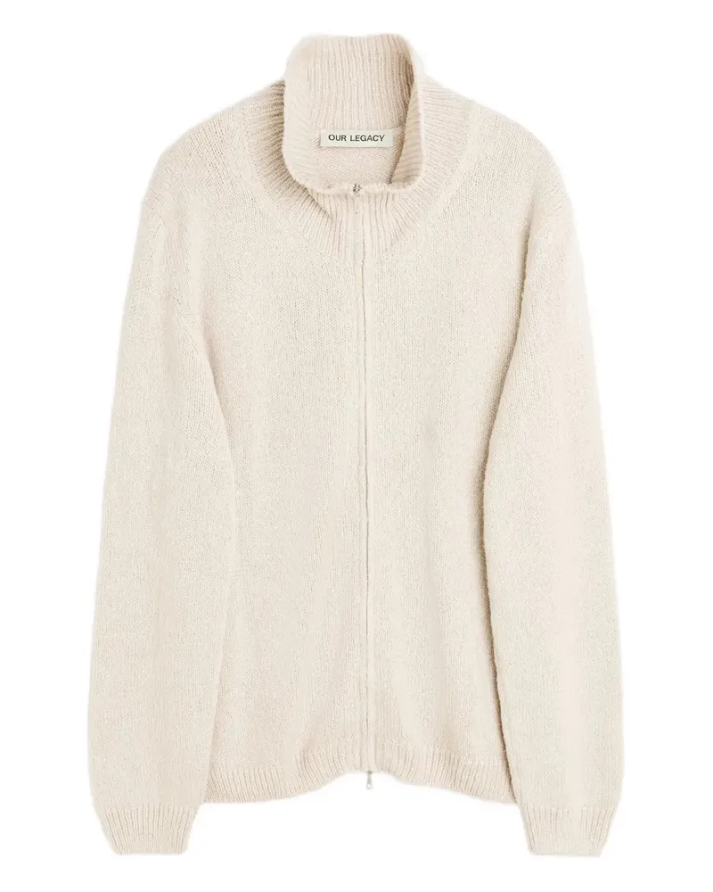 Our Legacy Cardigan mit Stehkragen - Nude Nude
