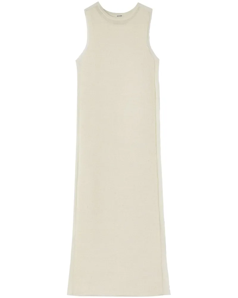 Jil Sander Gestricktes Kleid - Weiß Weiß