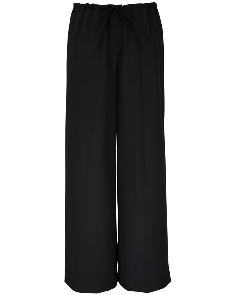 Nili Lotan Weite Hose mit hohem Bund - Schwarz Schwarz