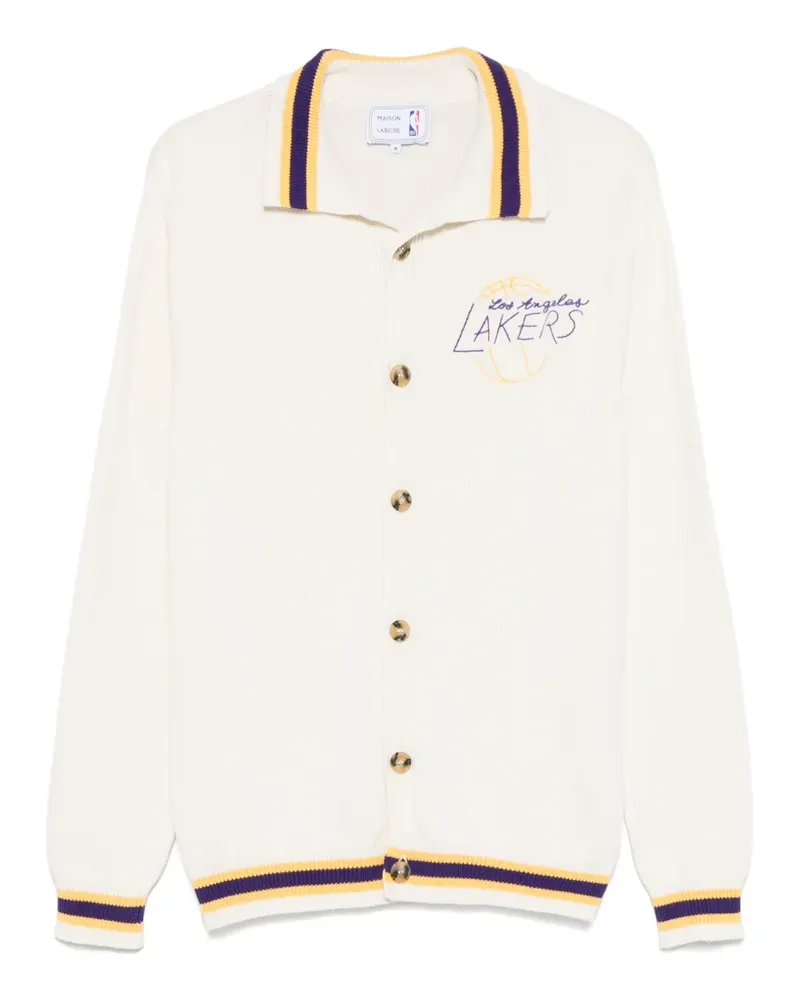 Maison Labiche x NBA Los Angeles Lakers Cardigan - Nude Nude
