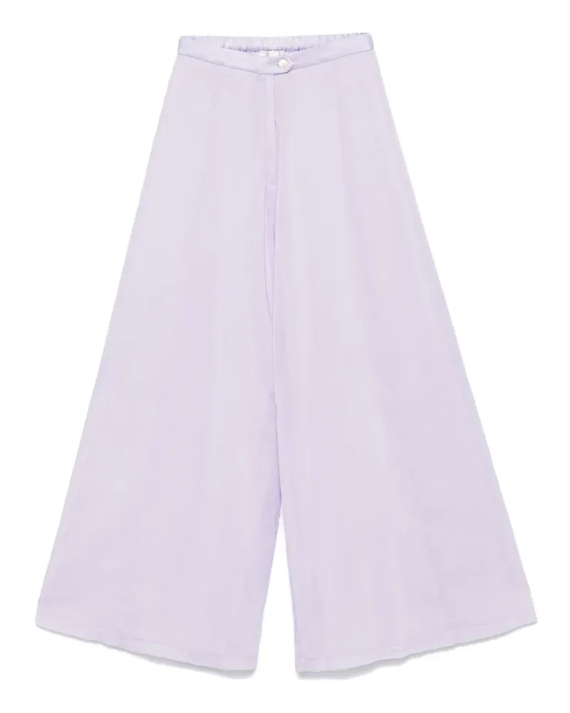 forte_forte Hose mit weitem Bein - Violett Violett