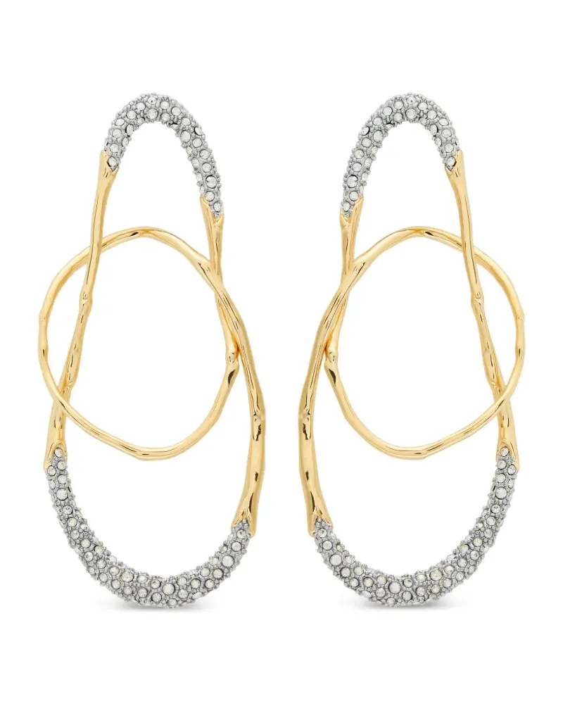 Alexis Bittar Solanales crystal-embellished earrings - Gold Gold