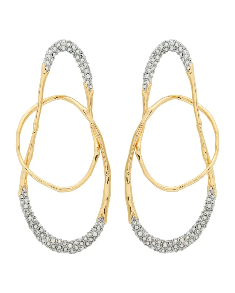 Alexis Bittar Solanales crystal-embellished earrings - Gold Gold
