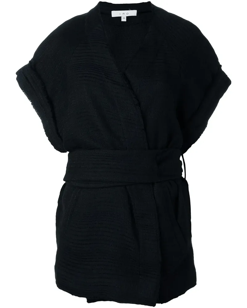 IRO Hazela' gilet jacket - Schwarz Schwarz