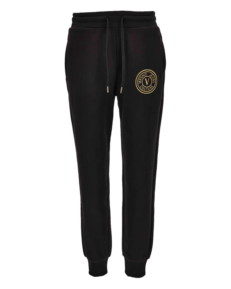 Versace Jeans Hose mit Kordelzug - Schwarz Schwarz