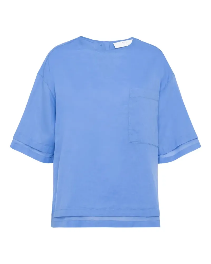 TELA Papavero T-Shirt - Blau Blau