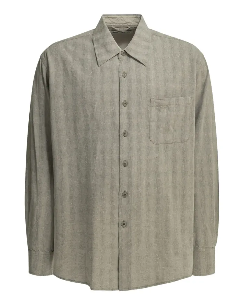 Our Legacy chest-pocket shirt - Grau Grau