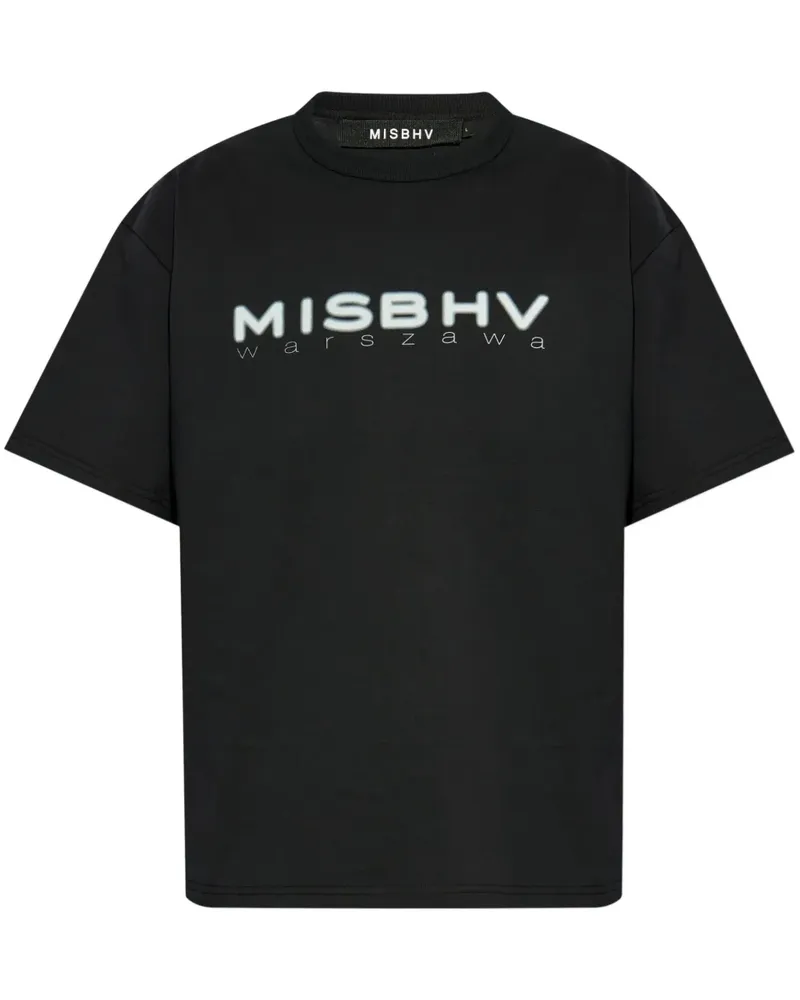 MISBHV T-Shirt mit Logo-Print - Schwarz Schwarz