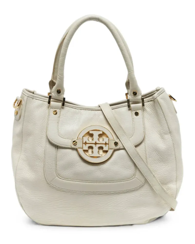 Tory Burch Amanda leather tote bag - Nude Nude