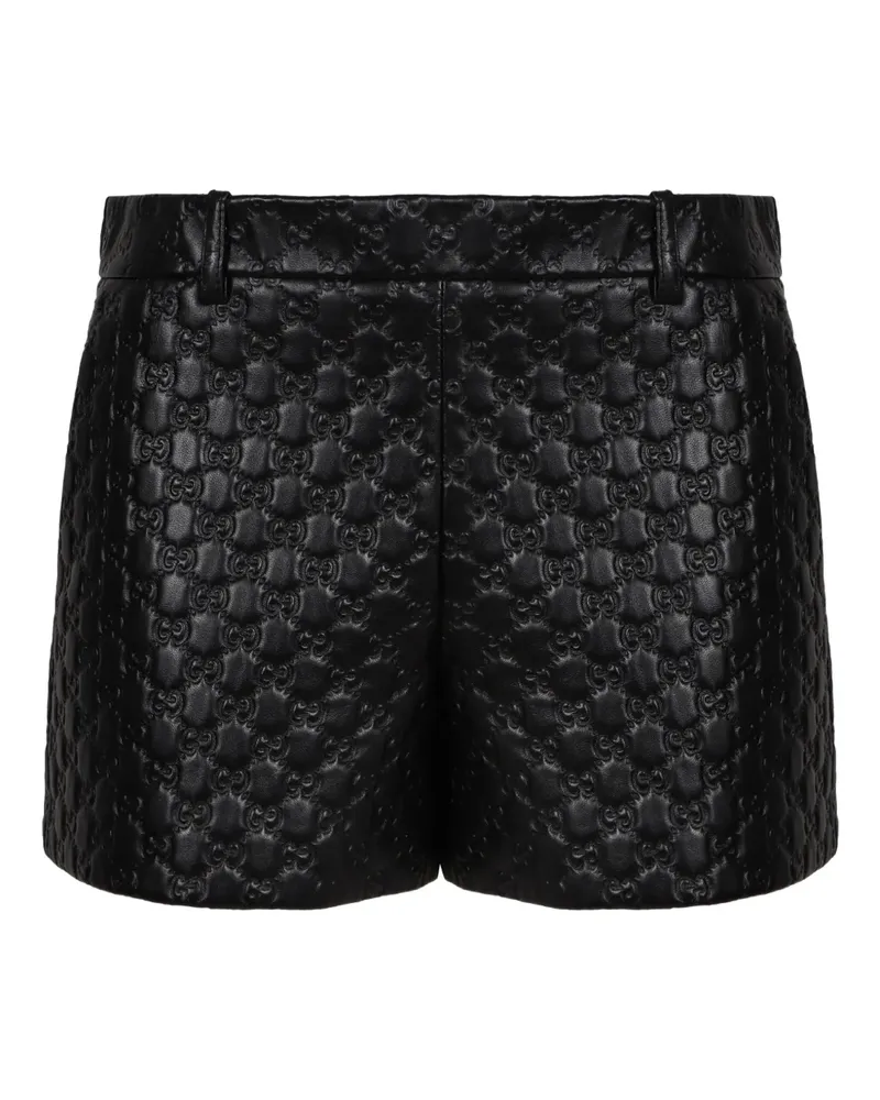 Gucci Shorts mit GG-Prägung - Schwarz Schwarz