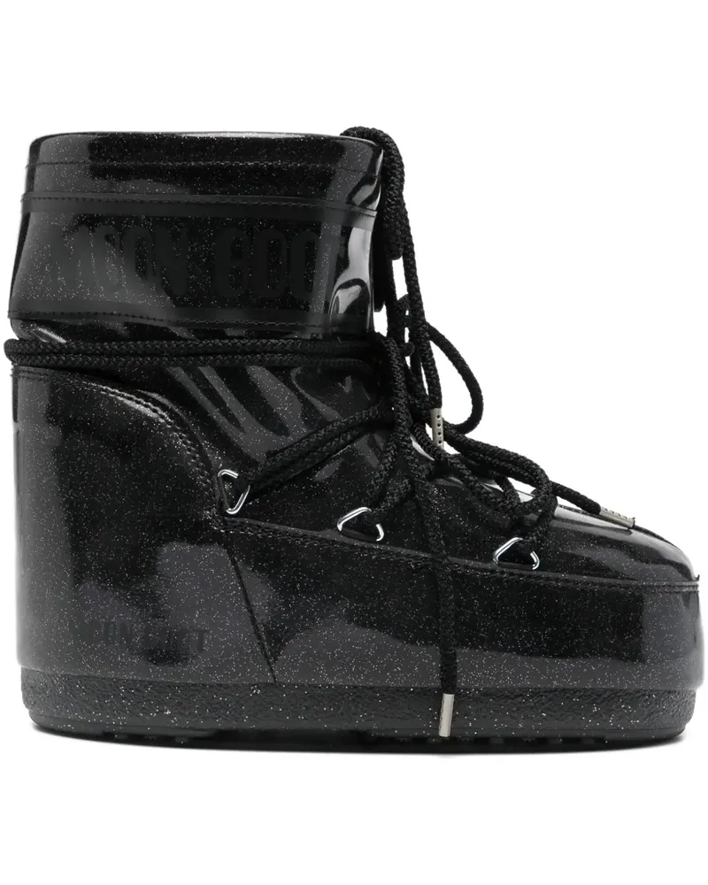 Moon Boot Icon low lace-up boots - Schwarz Schwarz