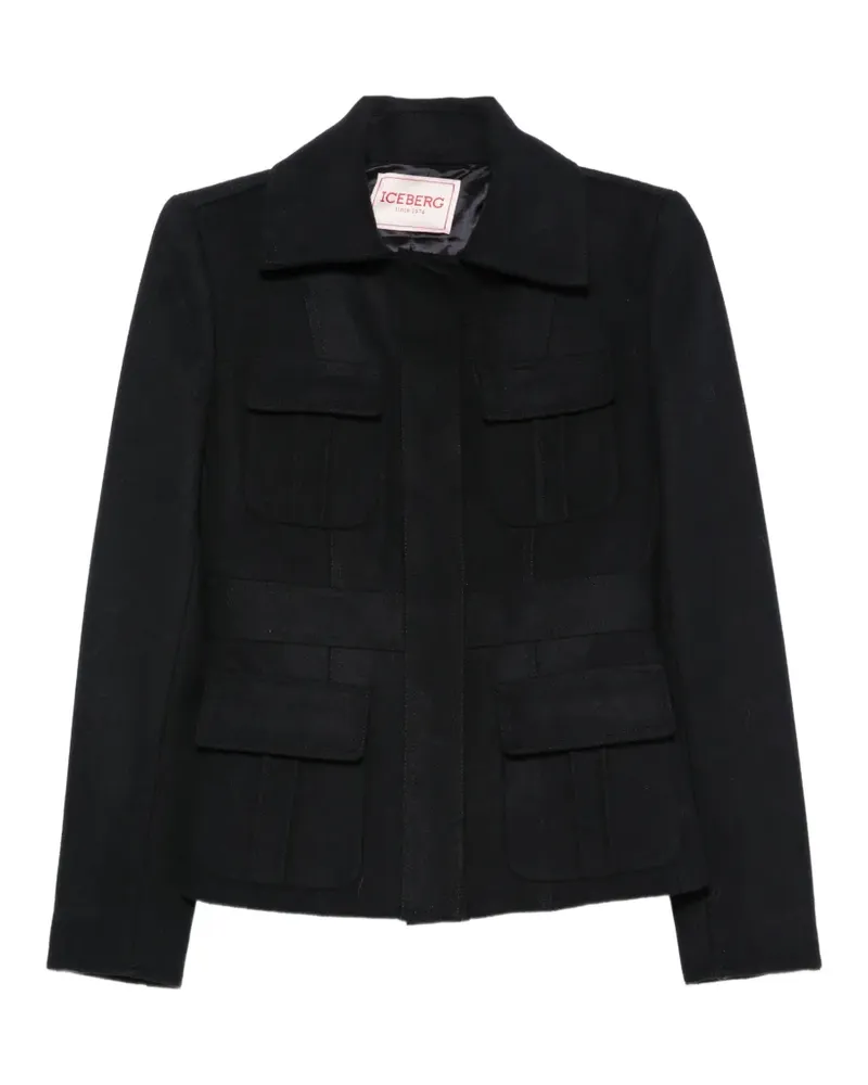 Iceberg Jacke mit Einsätzen - Blau Blau
