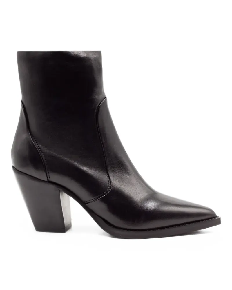 Julie Dee pointed-toe Texan ankle boots - Schwarz Schwarz