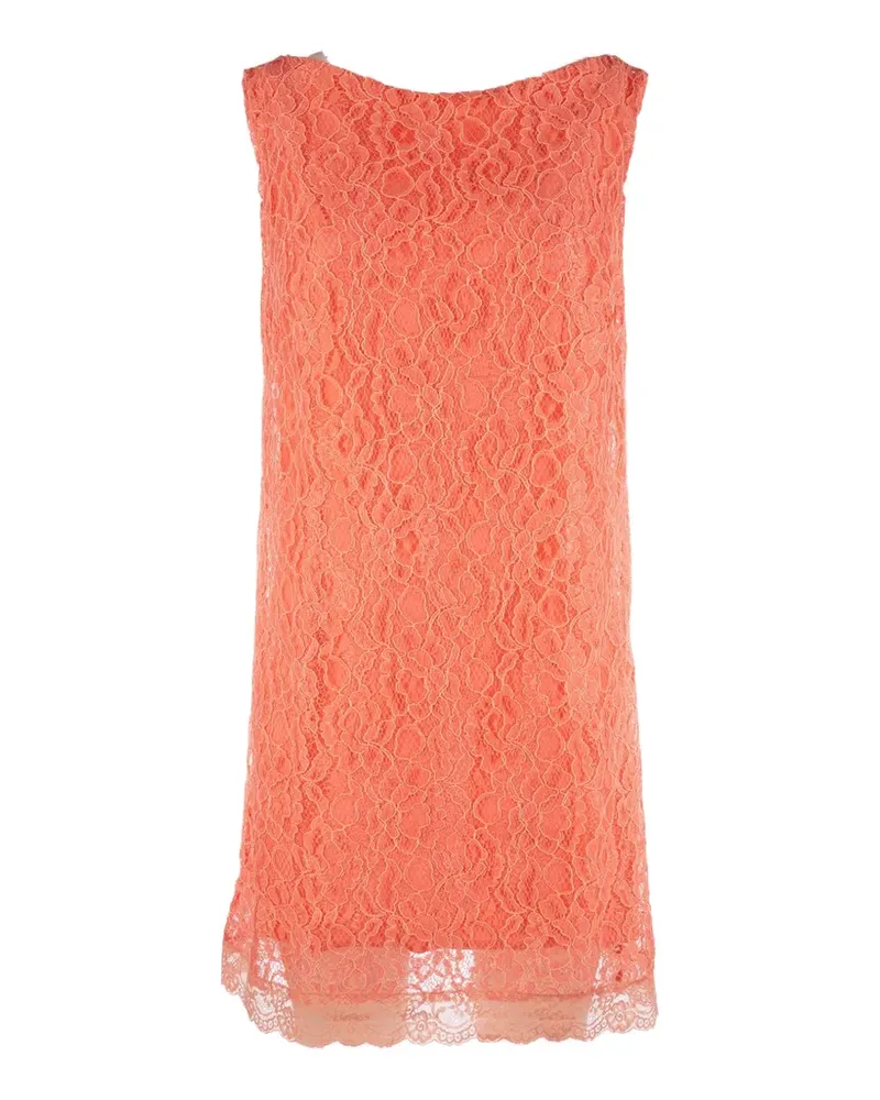 Chiara Boni lace mini dress - Orange Orange