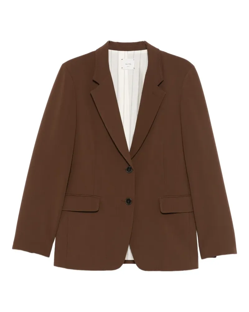 ALYSI Blazer mit aufgesetzten Taschen - Braun Braun