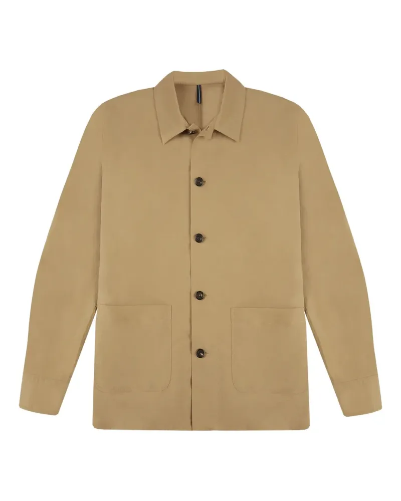 Incotex Geknöpfte Hemdjacke mit Taschen - Nude Nude