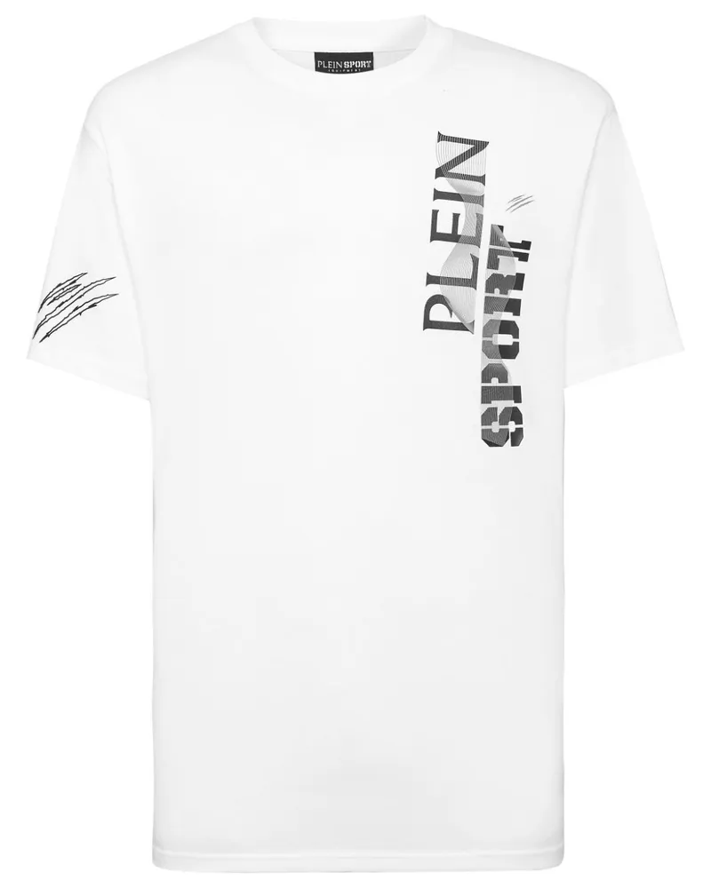 Philipp Plein Wave T-Shirt mit Logo-Print - Weiß Weiß