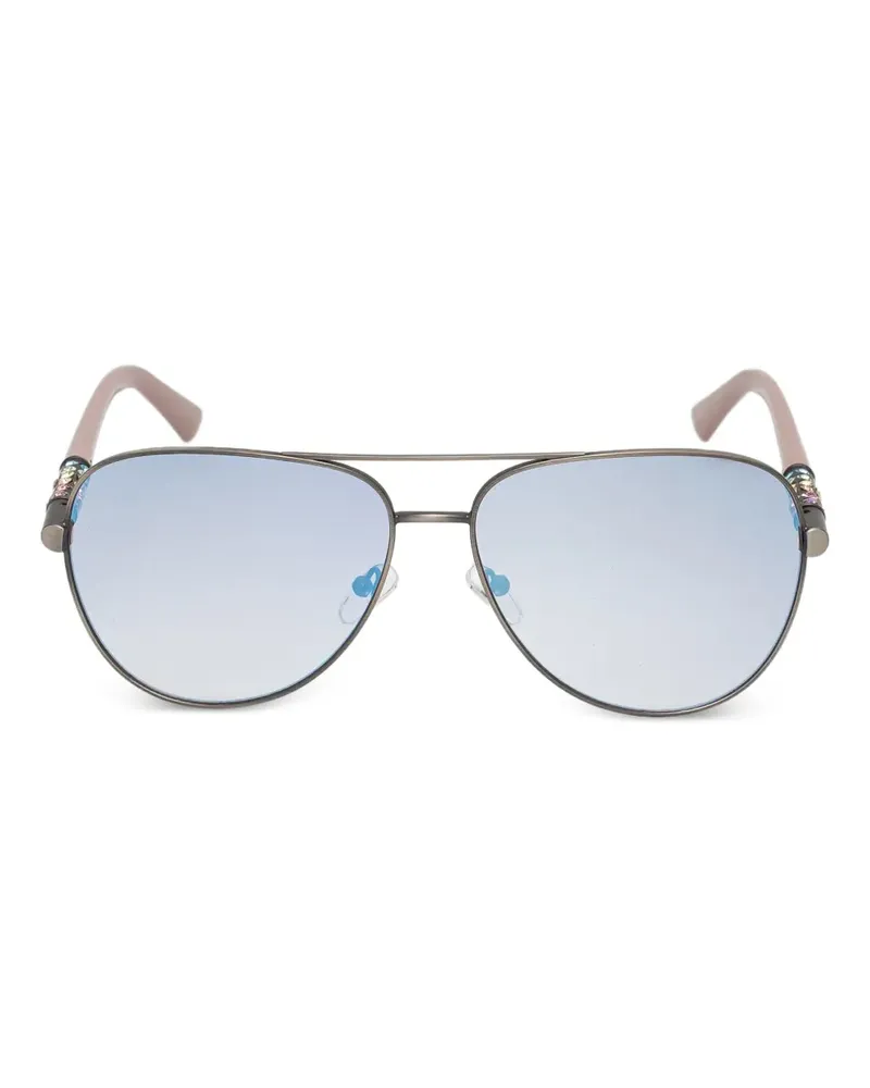Kurt Geiger Klassische Pilotenbrille - Silber Silber