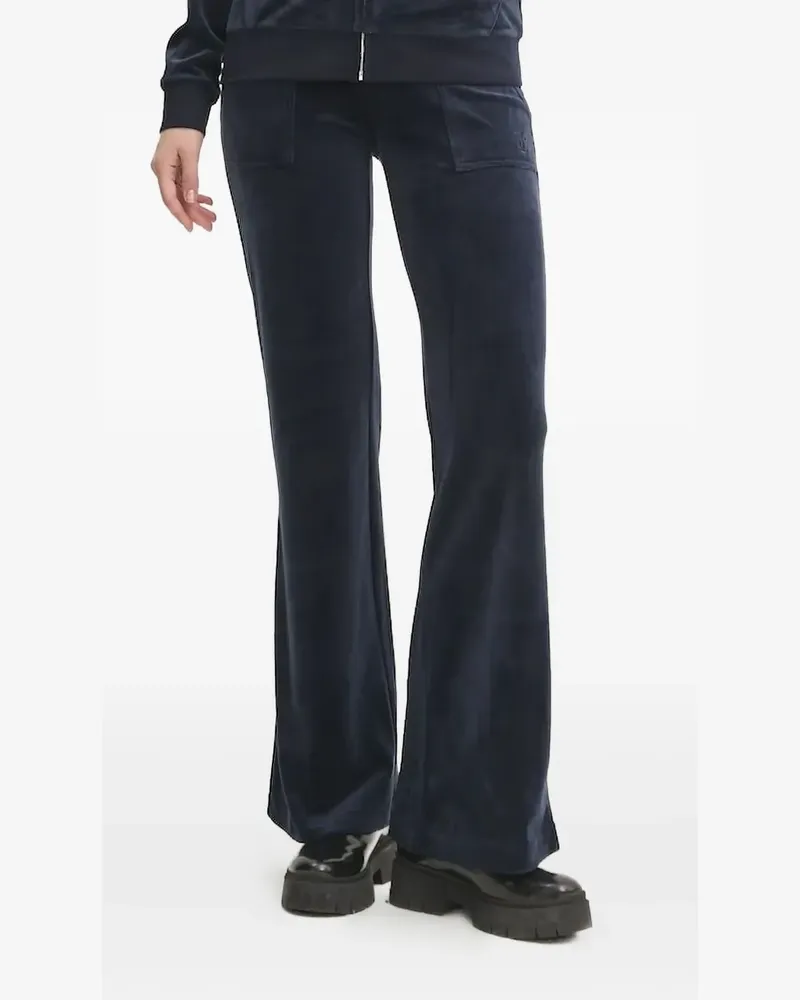 Juicy Couture Hose aus Velours - Blau Blau