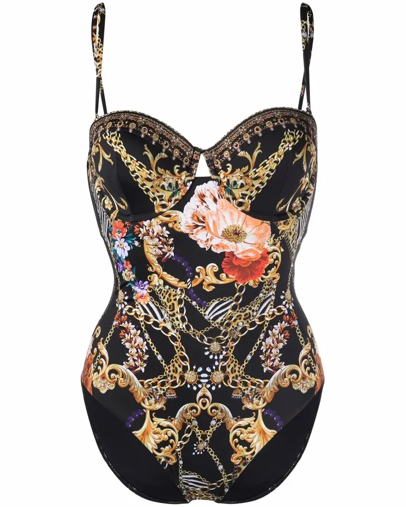 Camilla A Night In The 90s Badeanzug - Schwarz Schwarz