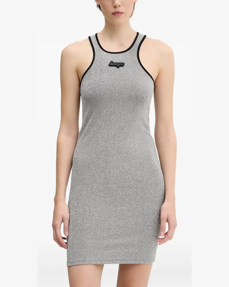 HUGO BOSS racerback mini dress - Grau Grau