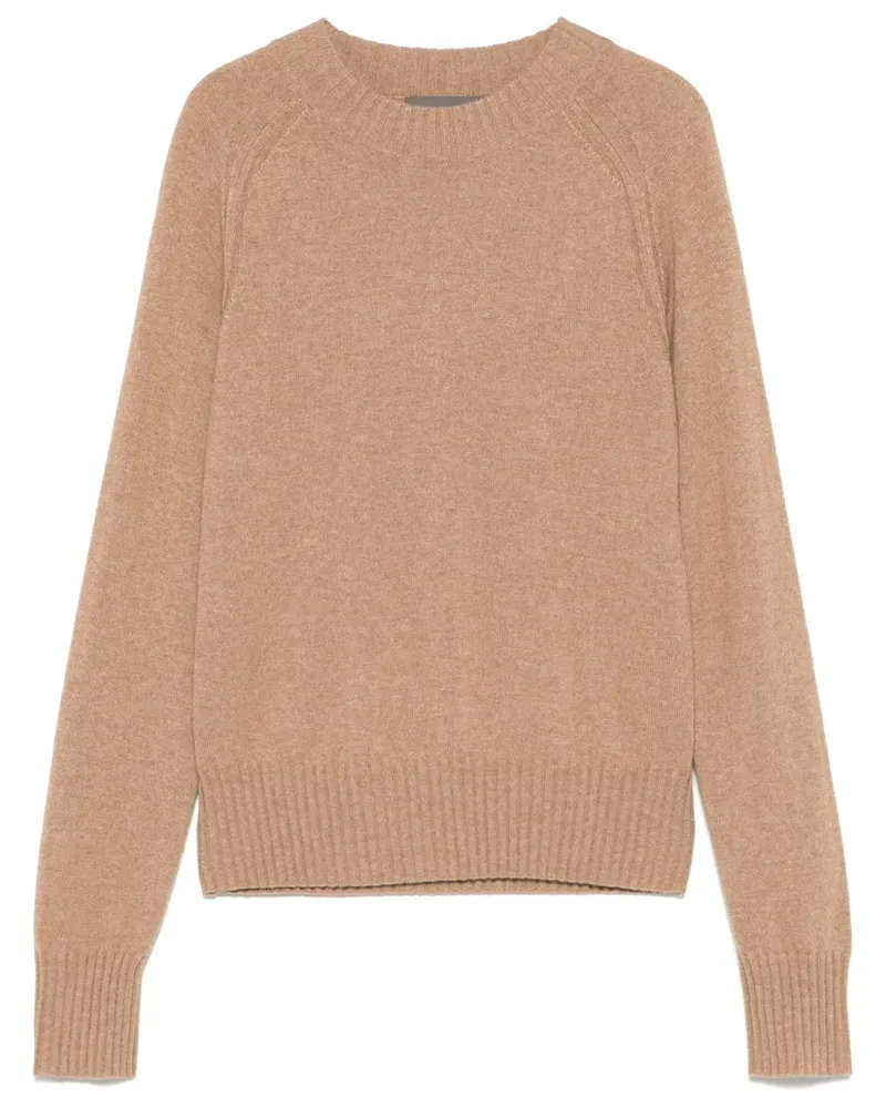 Eric Bompard Pullover mit Rundhalsausschnitt - Braun Braun