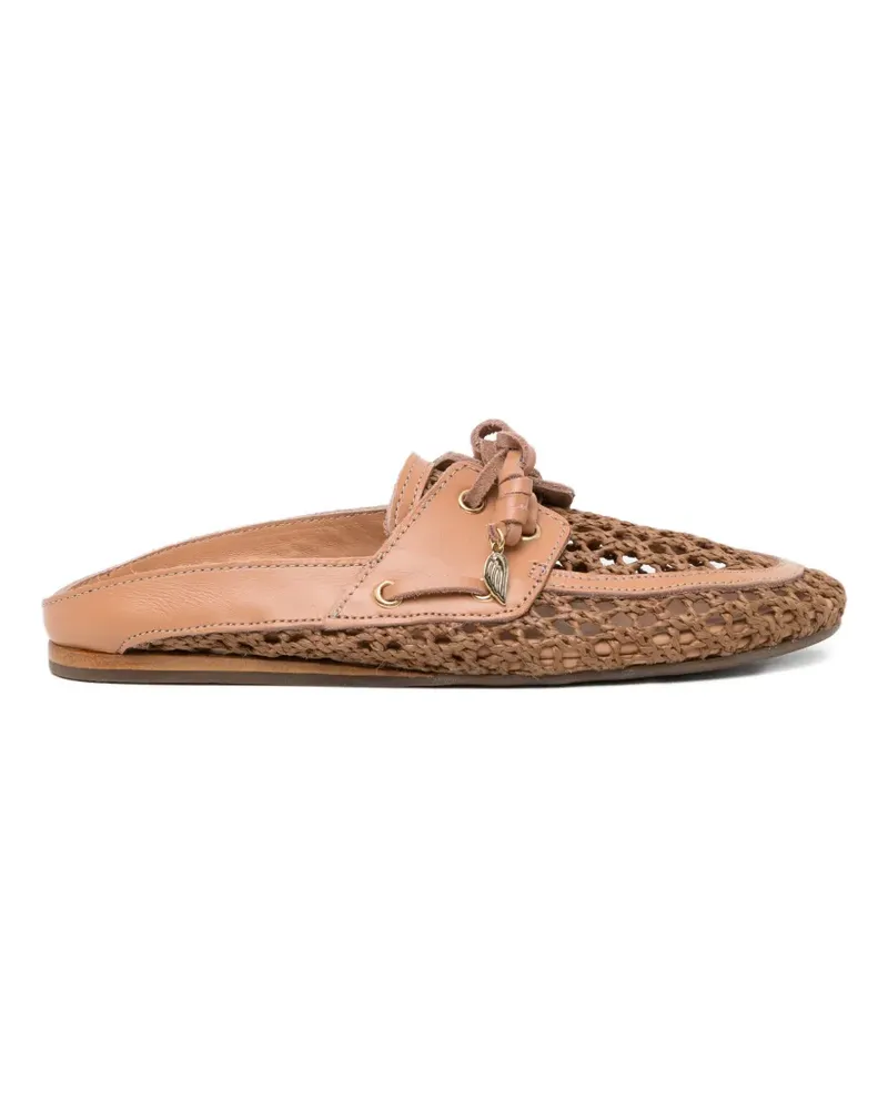Ancient Greek Sandals Naveta mules - Braun Braun