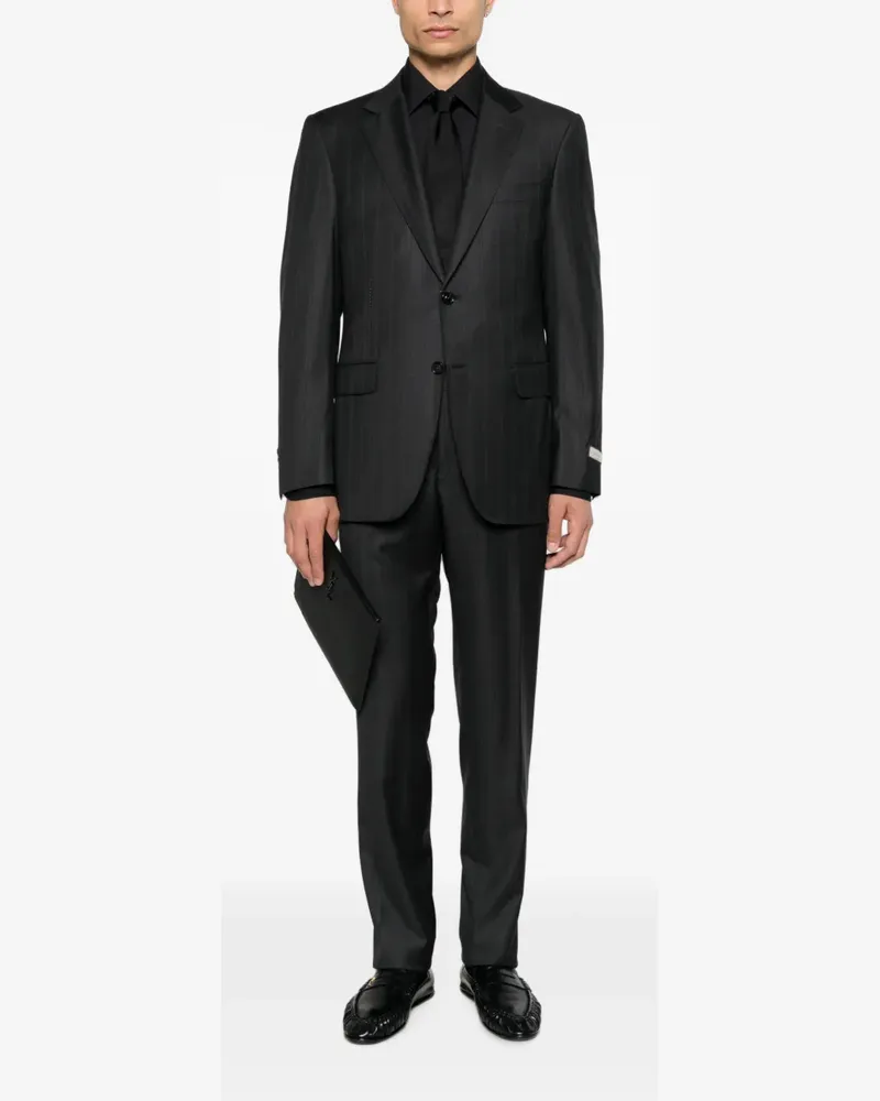 Canali Anzug mit Nadelstreifen - Grau Grau