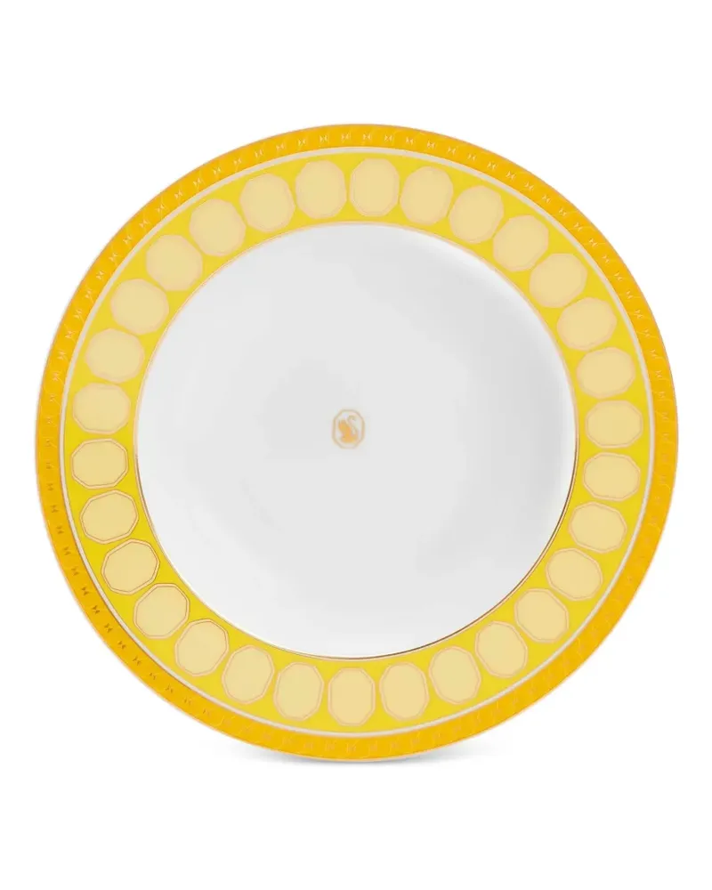 Rosenthal x Swarovski Signum Jonquil Suppenteller (24cm) - Weiß Weiß