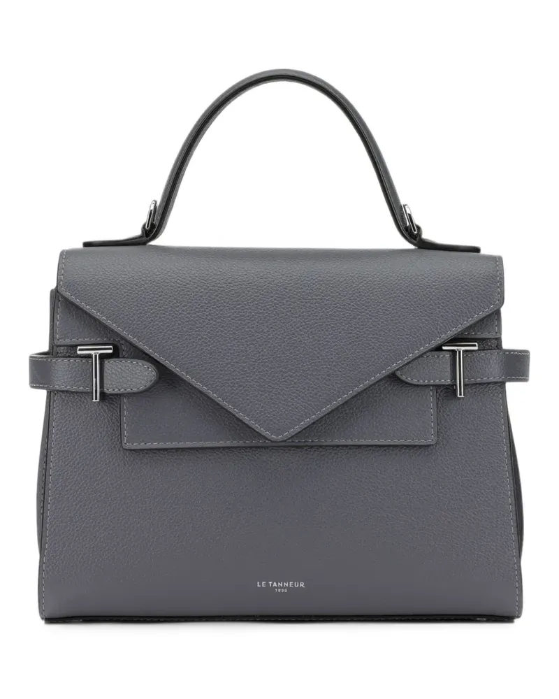 Le Tanneur Mittelgroße Emilie Tote Bag mit Kuvertklappe - Blau Blau