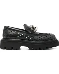 Casadei Trappeur Loafer 50mm Schwarz