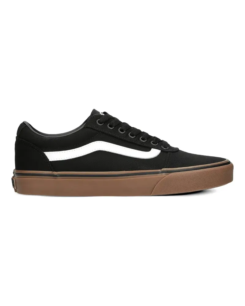 Vans Gestreifte Sneakers - Schwarz Schwarz