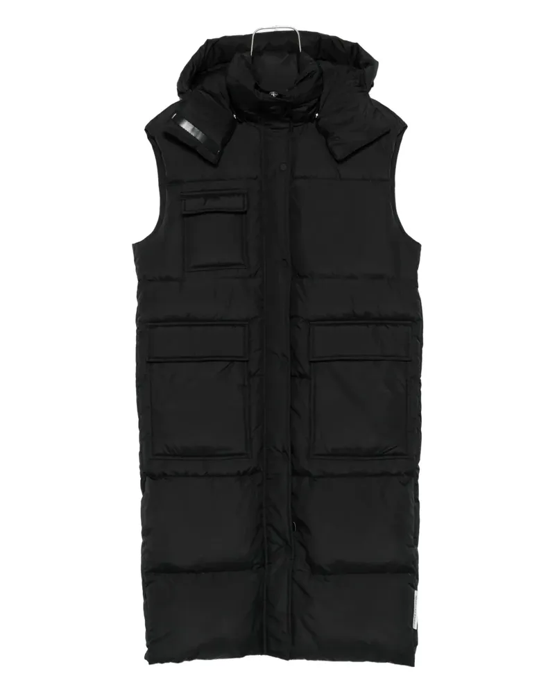 Marc O'Polo Gesteppte Kapuzenweste - Schwarz Schwarz